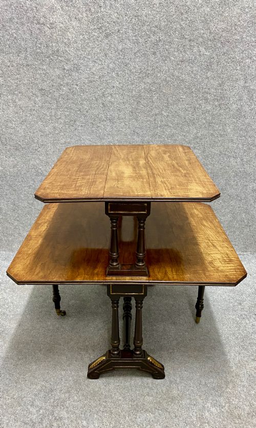 Quality Morison & Co. Of Edinburgh Walnut 2 Tier Sutherland Table