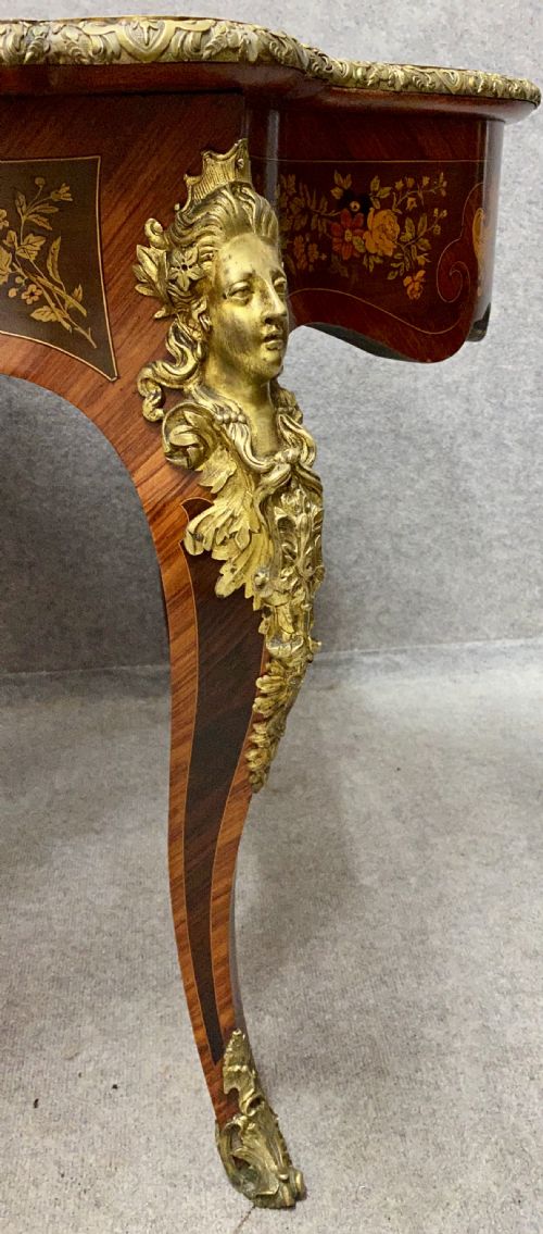 FINE FRENCH MARQUETRY CENTRE TABLE - ADDITIONAL PHOTO 6
