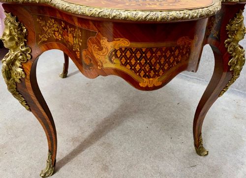 FINE FRENCH MARQUETRY CENTRE TABLE - ADDITIONAL PHOTO 9