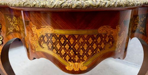 FINE FRENCH MARQUETRY CENTRE TABLE - ADDITIONAL PHOTO 10