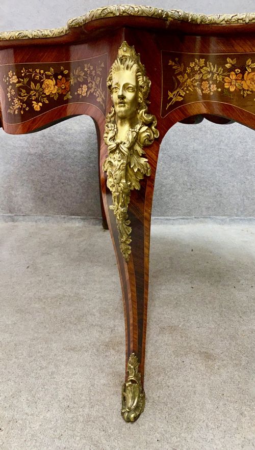 FINE FRENCH MARQUETRY CENTRE TABLE - ADDITIONAL PHOTO 13