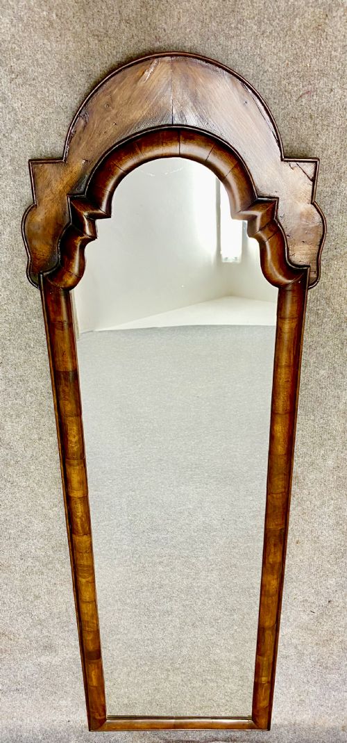 Queen Anne Style Cushion Wall Mirror
