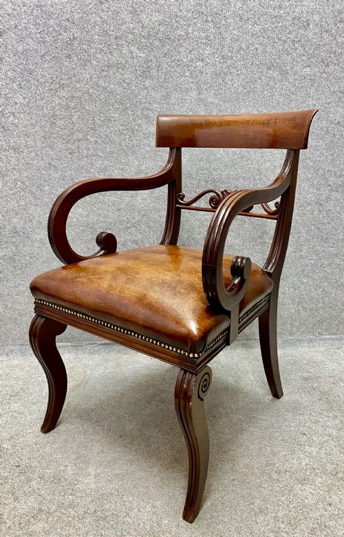 Regency Mahogany Desk Chair