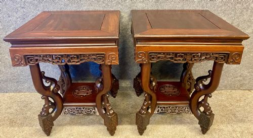 Good Pair of Chinese Lamp Tables
