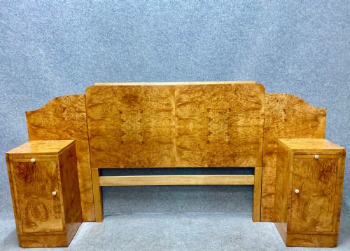 Superb  Large Art Deco Bed