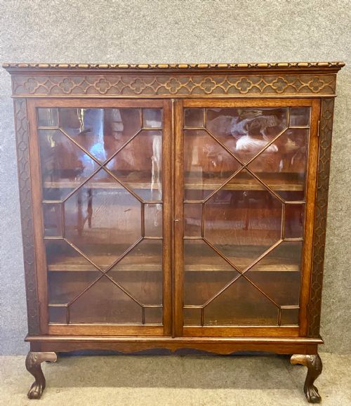 Chippendale Style Mahogany Bookcase