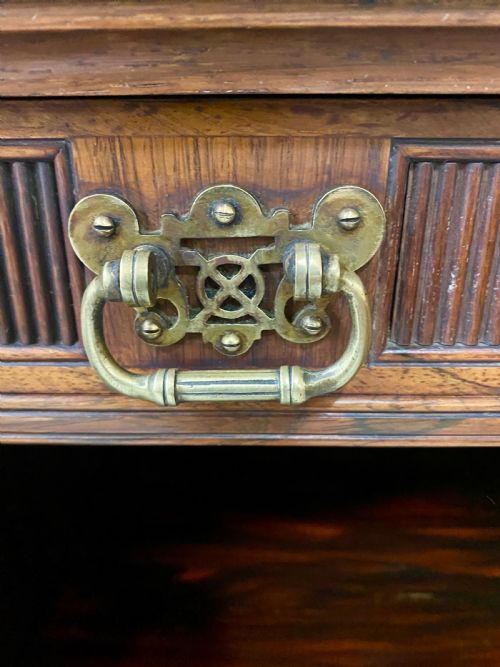 GOOD INLAID ROSEWOOD SIDE CABINET - ADDITIONAL PHOTO 8