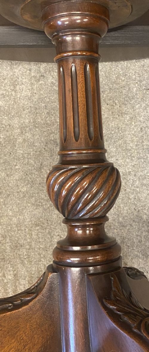MAHOGANY 2 TIER OCCASIONAL TABLE - ADDITIONAL PHOTO 2