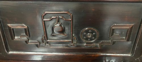 ANTIQUE CHINESE HUANGHUALI WOOD BENCH - ADDITIONAL PHOTO 6