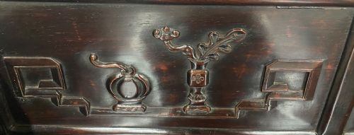 ANTIQUE CHINESE HUANGHUALI WOOD BENCH - ADDITIONAL PHOTO 8