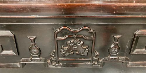 ANTIQUE CHINESE HUANGHUALI WOOD BENCH - ADDITIONAL PHOTO 10