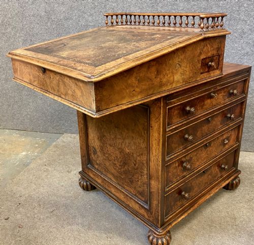 UNTOUCHED GILLOWS DESIGNED DAVENPORT RETAILED BY JAMES WINTER SON - ADDITIONAL PHOTO 7
