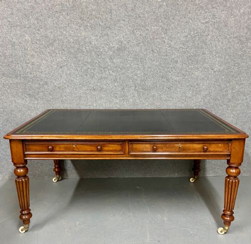 Large Antique Mahogany Desk