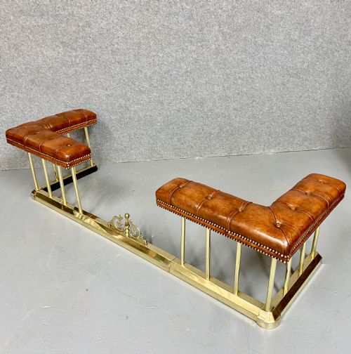 Antique Brass & Leather Club Fender