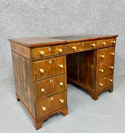 SMALL REGENCY PARTNERS DESK - ADDITIONAL PHOTO 2