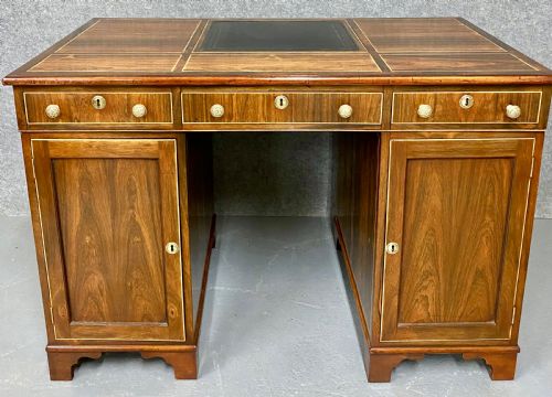 SMALL REGENCY PARTNERS DESK - ADDITIONAL PHOTO 3