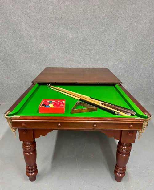 Antique Mahogany Snooker Dining Table