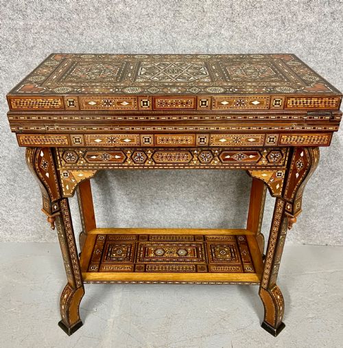 Stunning Moorish "Damascus" Games Table