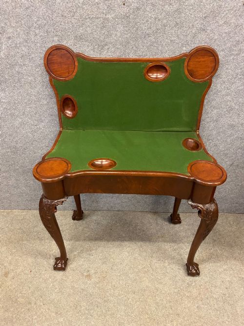 Good Chippendale Period Card Table