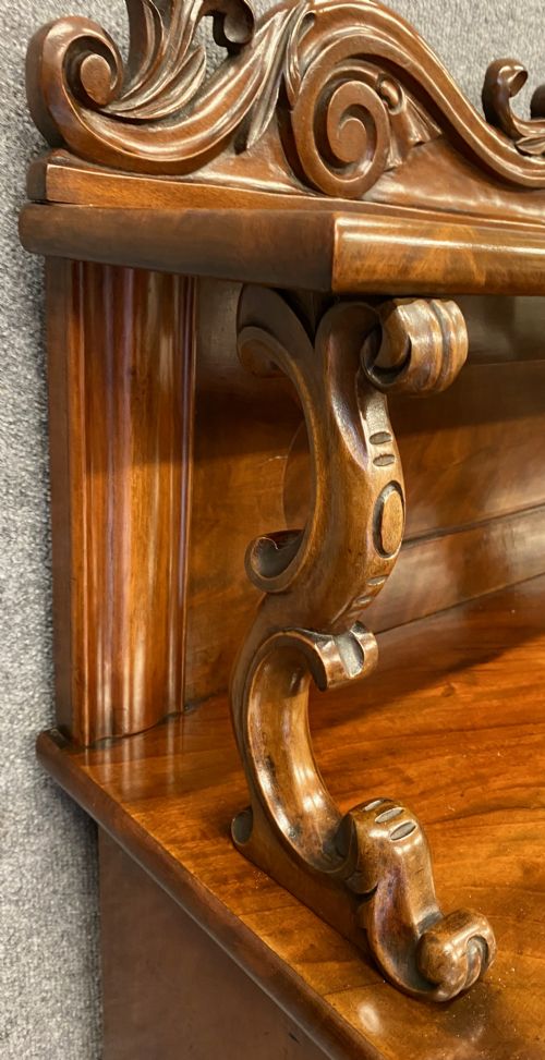 ANTIQUE MAHOGANY SECRETAIRE CHIFFONIER - ADDITIONAL PHOTO 7