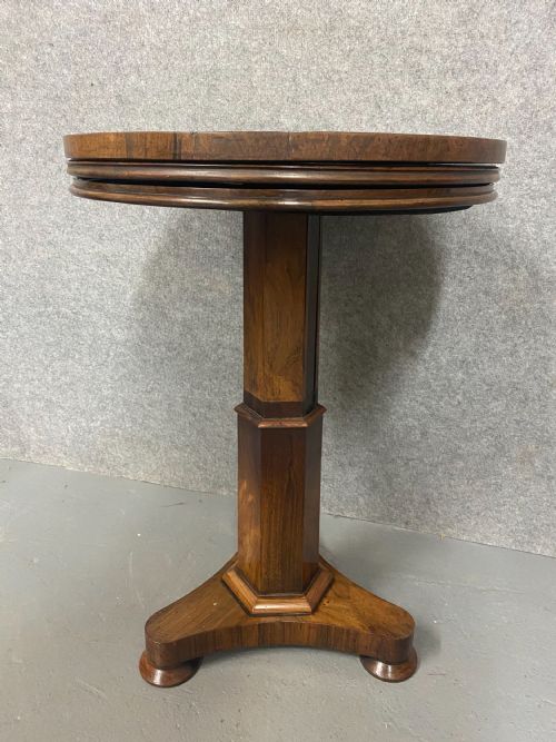 Antique Rosewood Metamorphic 3 Tier Table
