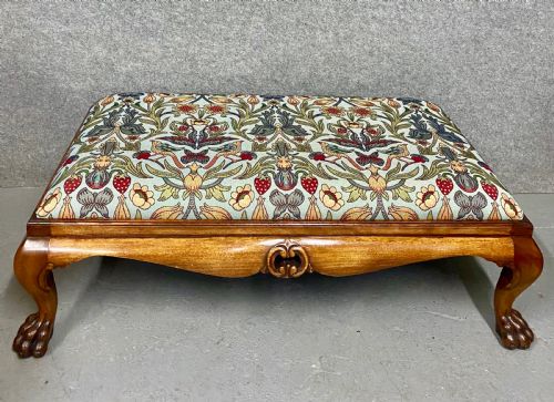 Large George II Style Walnut Stool
