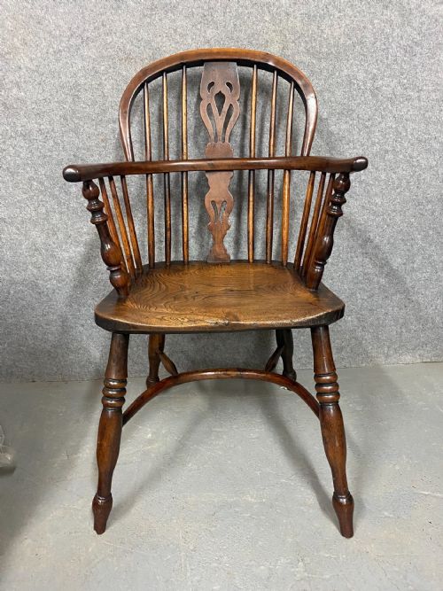Antique Yew, Elm & Ash Windsor Chair