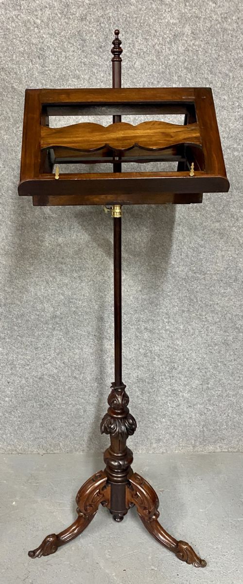 Victorian Walnut Duet Music Stand