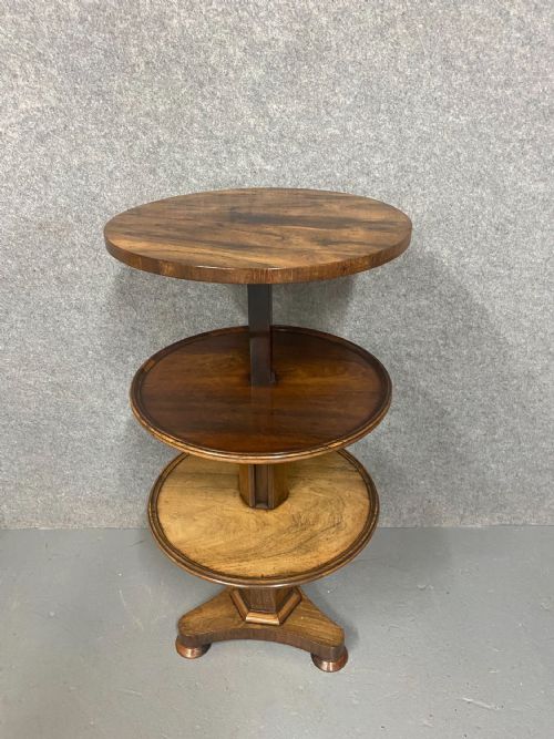 ROSEWOOD METAMORPHIC 3 TIER TABLE - ADDITIONAL PHOTO 1