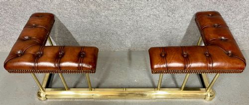 Extendable Brass & Leather Club Fender