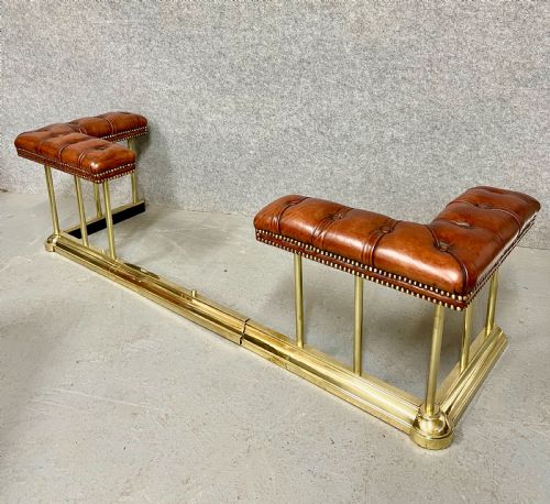 Extendable Brass & Leather Club Fender