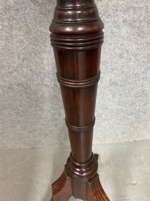 GEORGE III BEAUTIFULLY FIGURED MAHOGANY READING TABLE - ADDITIONAL PHOTO 8