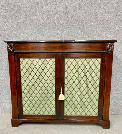 Small Regency Rosewood Side Cabinet