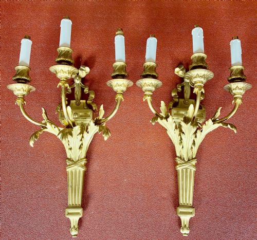Good Quality 3 Branch Wall Lights