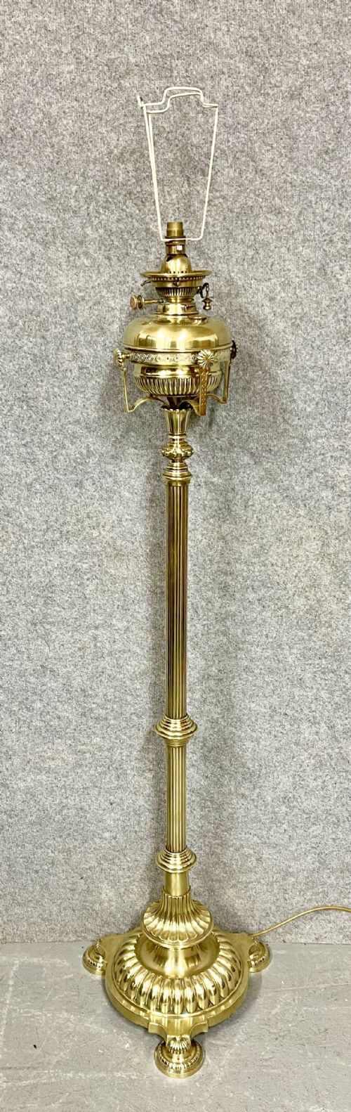 Victorian Brass Standard Lamp