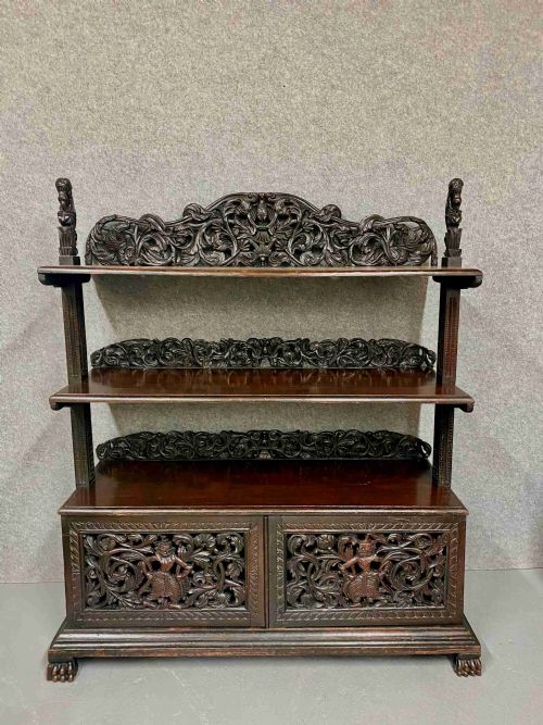 Large Anglo Indian Serving Table Sideboard