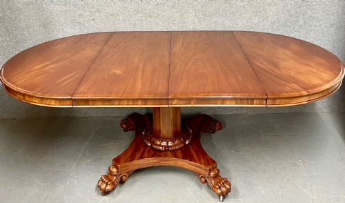 Antique Extending 2 Leaf Dining Table