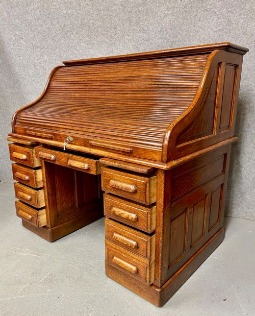 Good Quality Antique Roll Top Desk