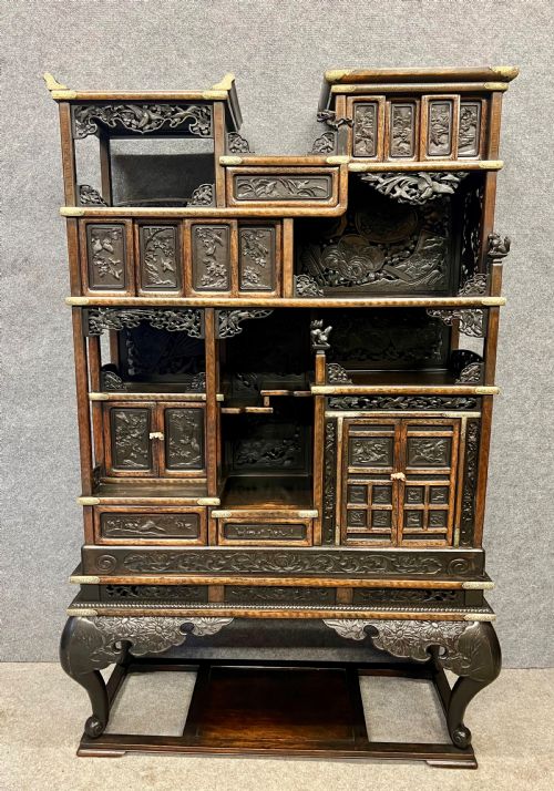 Good Meiji Period Shodana Cabinet