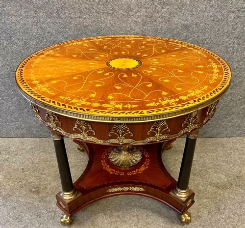 Marquetry Inlaid Centre Table