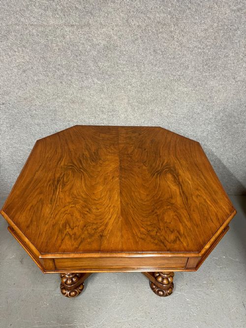 VICTORIAN LIBRARY DRUM TABLE - ADDITIONAL PHOTO 3