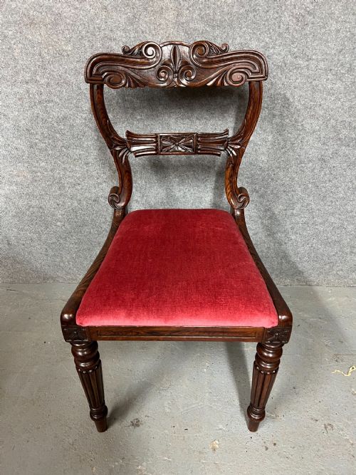 SET OF 6 GILLOWS STYLE DINING CHAIRS - ADDITIONAL PHOTO 3