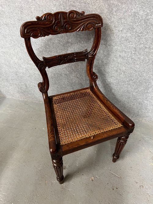SET OF 6 GILLOWS STYLE DINING CHAIRS - ADDITIONAL PHOTO 4