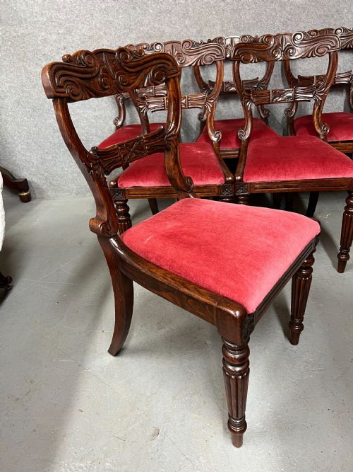 SET OF 6 GILLOWS STYLE DINING CHAIRS - ADDITIONAL PHOTO 10