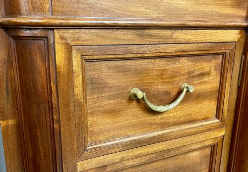 GOOD QUALITY SUBSTANTIAL ANTIQUE LIBRARY BOOKCASE - ADDITIONAL PHOTO 7