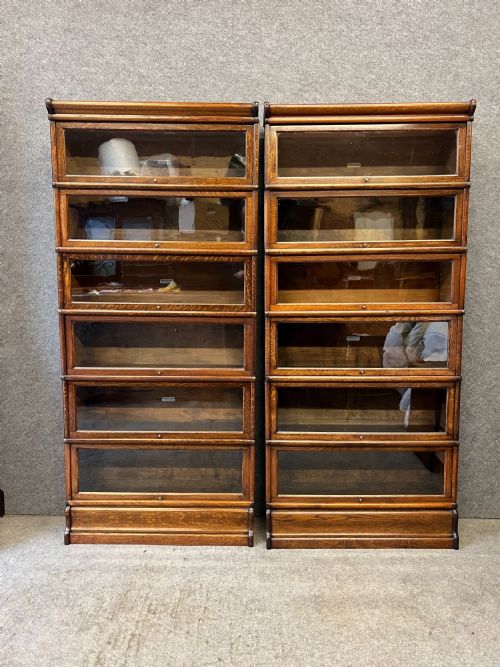 Good Pair of Globe Wernicke Bookcases