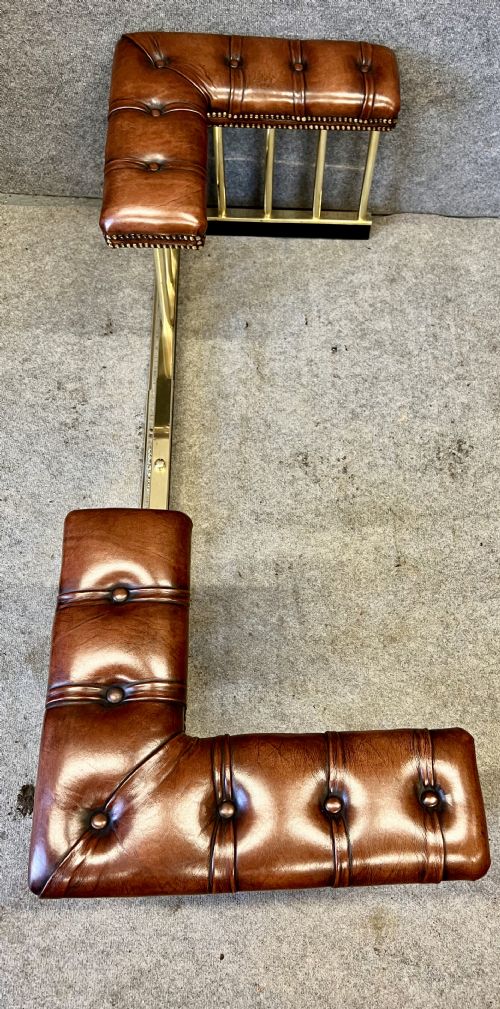 fig 2. Brass & Leather Adjustable Club Fender