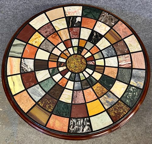 FINE GRAND TOUR SPECIMEN MARBLE TABLE - ADDITIONAL PHOTO 1