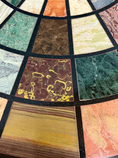 FINE GRAND TOUR SPECIMEN MARBLE TABLE - ADDITIONAL PHOTO 7