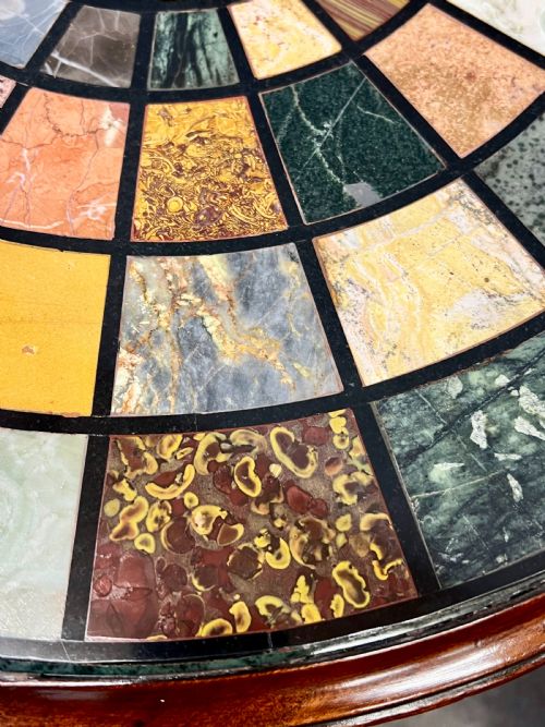 FINE GRAND TOUR SPECIMEN MARBLE TABLE - ADDITIONAL PHOTO 8